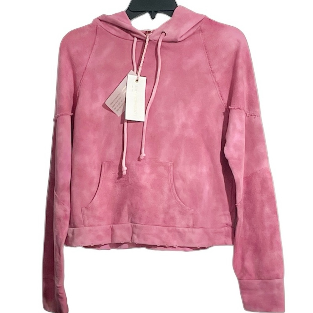 LoveShackFancy Anarosa Pink Washed Hoodie
